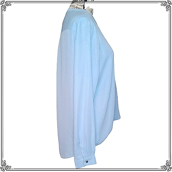 Vince Camuto Long Sleeve Keyhole Wrap Front Blouse Size Small - Picture 10 of 13